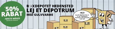 Depotrum og opmagasinering i Hedensted ⇒ Se priser her